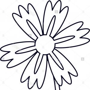 300x300 Vector Bouquet With Outline Lily Of The Valley Or Convallaria