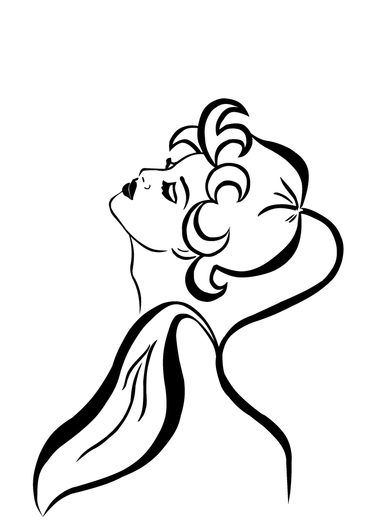 751x1063 Woman As A Lily Valley