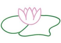 200x140 Lily Pad Clipart Sketches Lotus Flower Easy Drawing Png Download