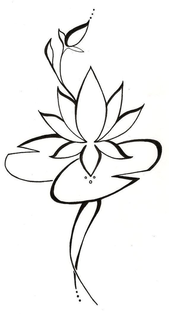 570x1062 lotus lilypad original tattoo design tattoo art tattoo designs