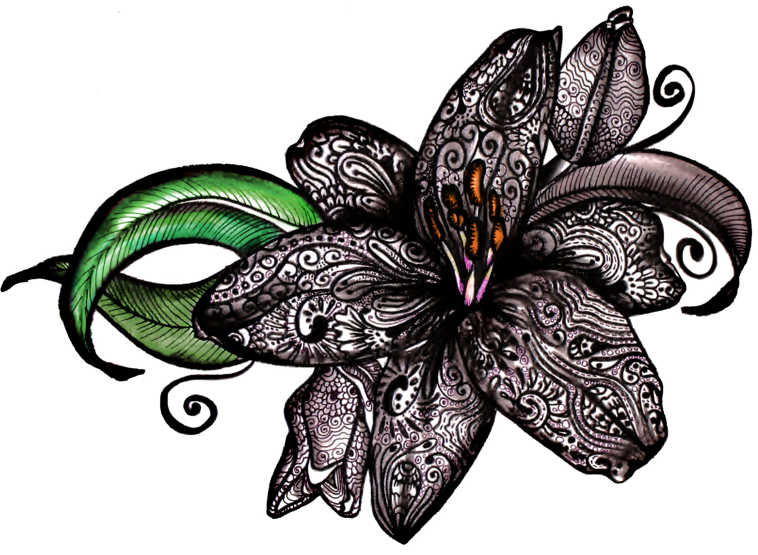 3222x2361 Cattleya Tattoo