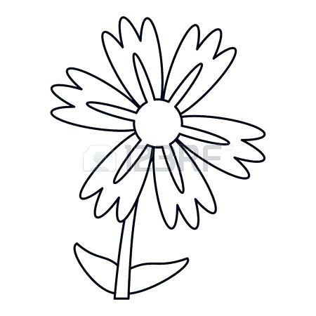 450x450 Bouquet Of Lily Flowers Stock Vector Flower Outline Drawing Tattoo