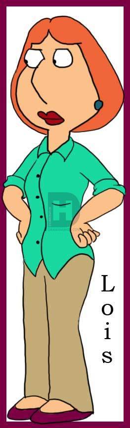 263x862 how to draw lois griffin from the family guy, step