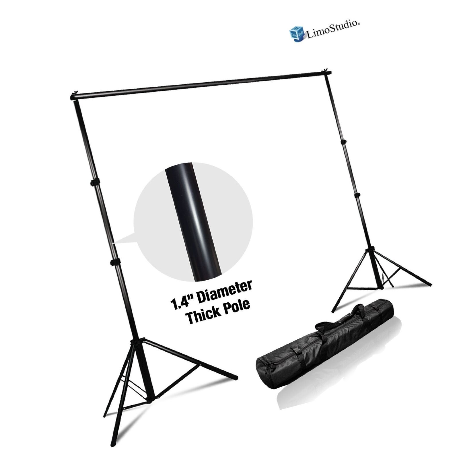 1600x1600 Limo Studio Photo Video Muslin Background Backdrop Support System
