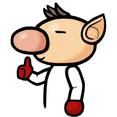 400x400 Captain Olimar Drawing