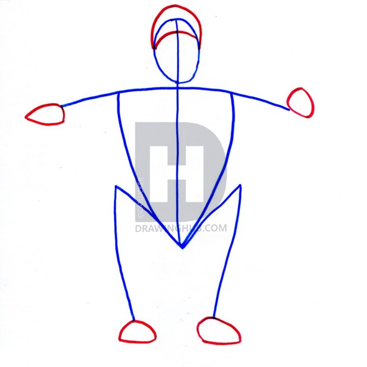 721x720 How To Draw Abraham Lincoln Vampire Hunter, Benjamin Walker, Step