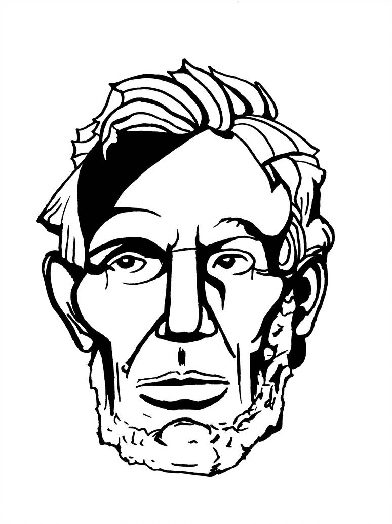 774x1033 Lincoln Memorial Contrast Drawing