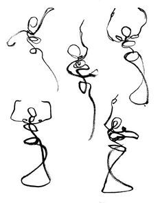 236x297 Gesture Dance Drawing