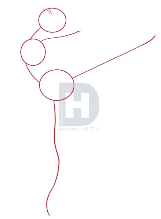 530x720 How To Draw A Dancer Step