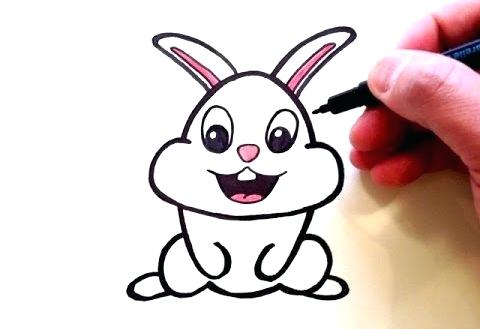480x329 Drawing Of A Rabbit Rabbit Drawing Images Png
