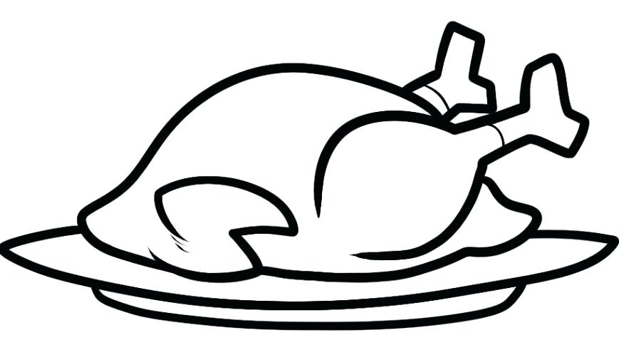 869x498 Easy Chicken Drawing Running