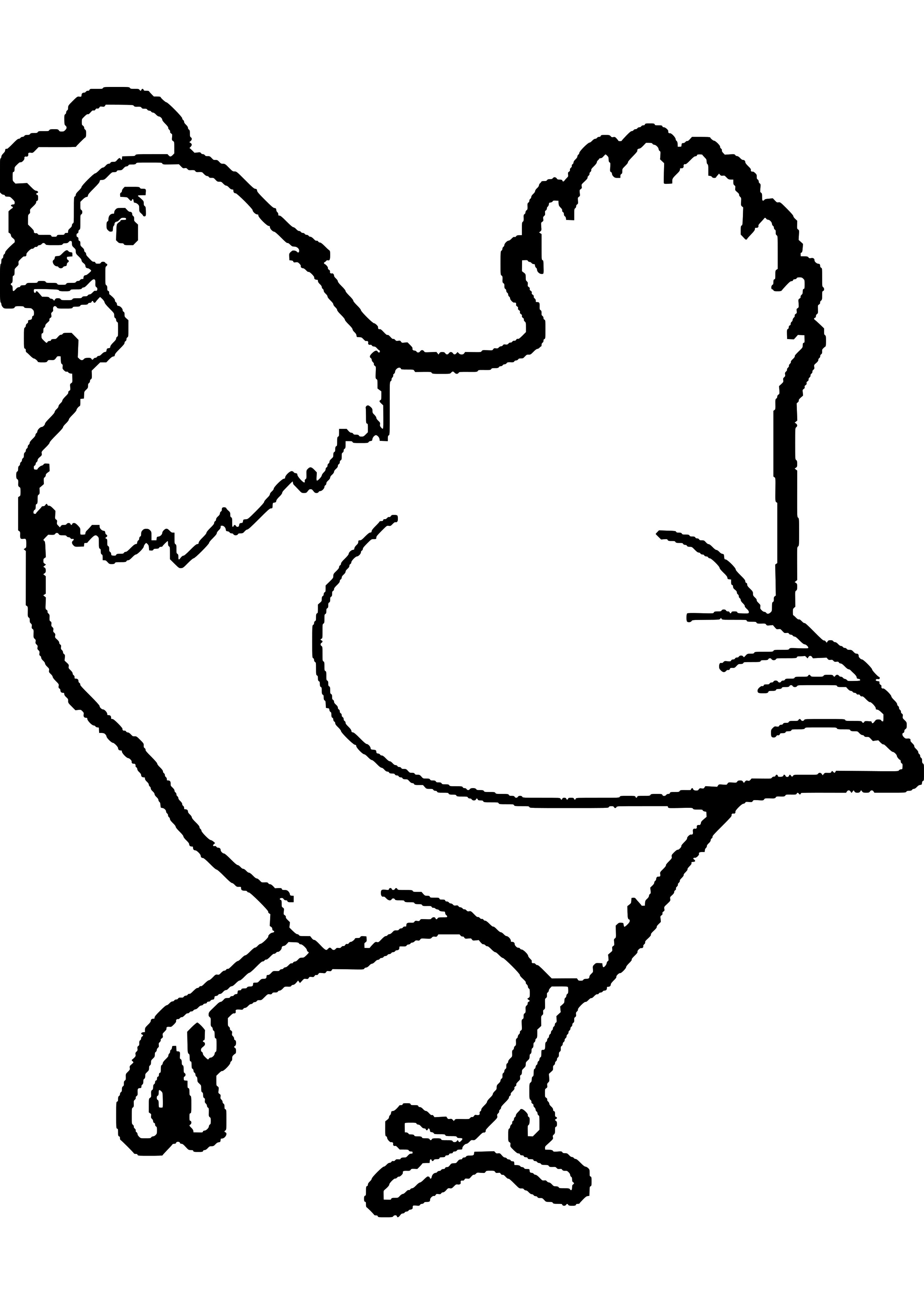2975x4200 Chicken Coloring Book Awesome Image Rooster Coloring