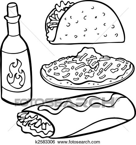 441x470 Food Line Clipart Clip Art Images
