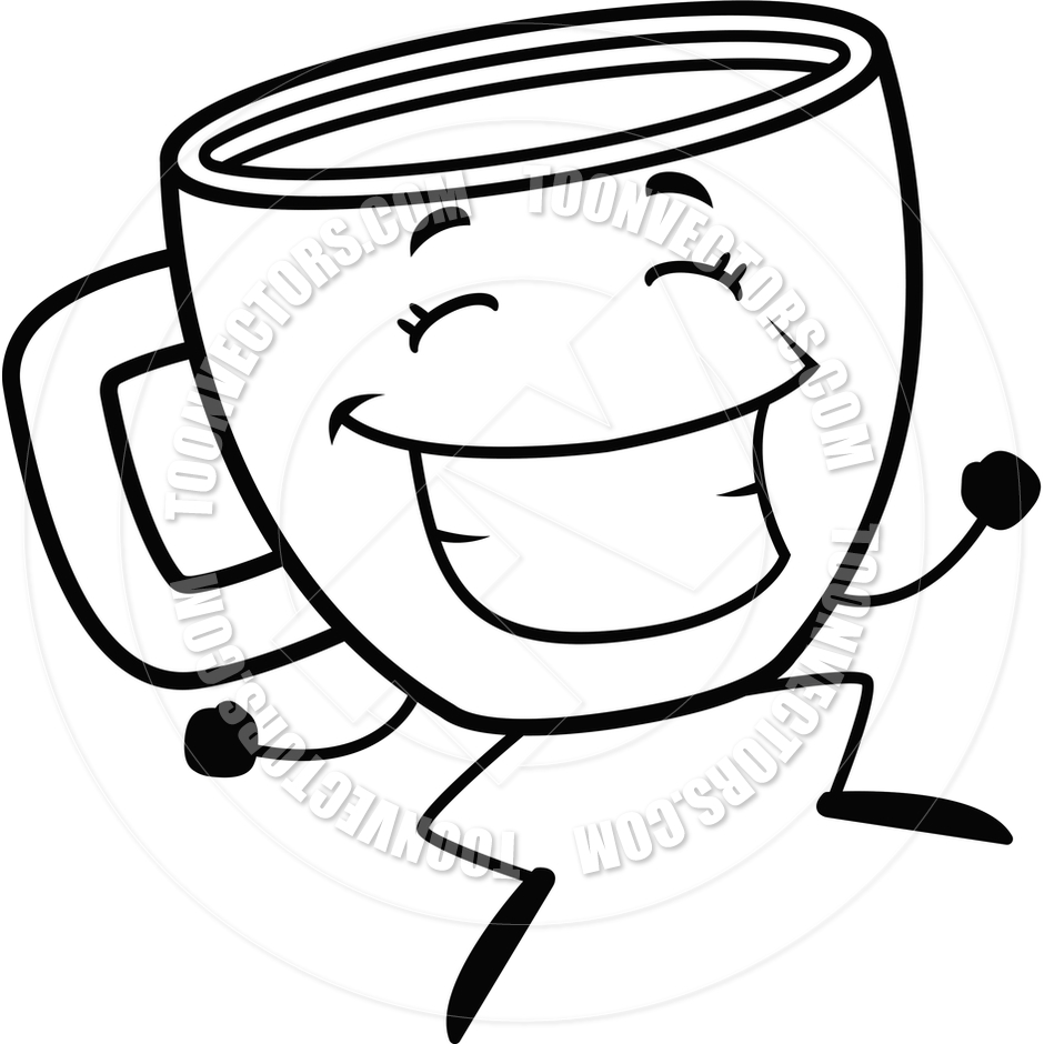 940x940 Coffee Cup Line Drawing Clip Art Black White