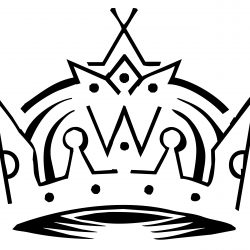 250x250 Simple Crown Line Drawing Anime Images Advent Black Life