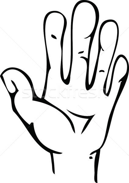 423x600 Cartoon Hand Line Drawing Vector Illustration Tim Hester
