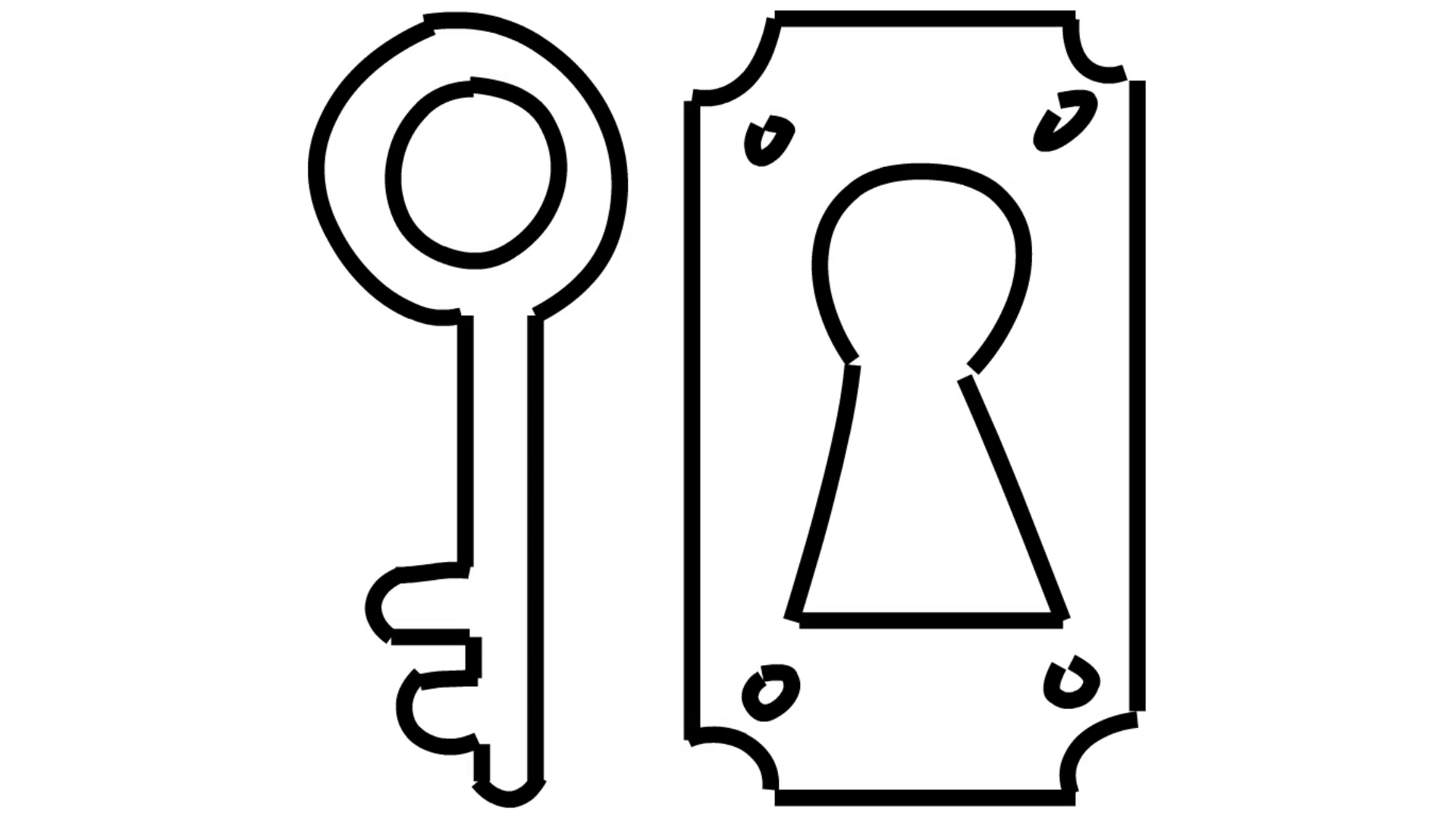 1920x1080 Lock And Key Drawing Musicments