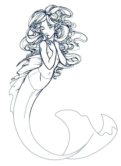 390x535 Draw A Mermaid