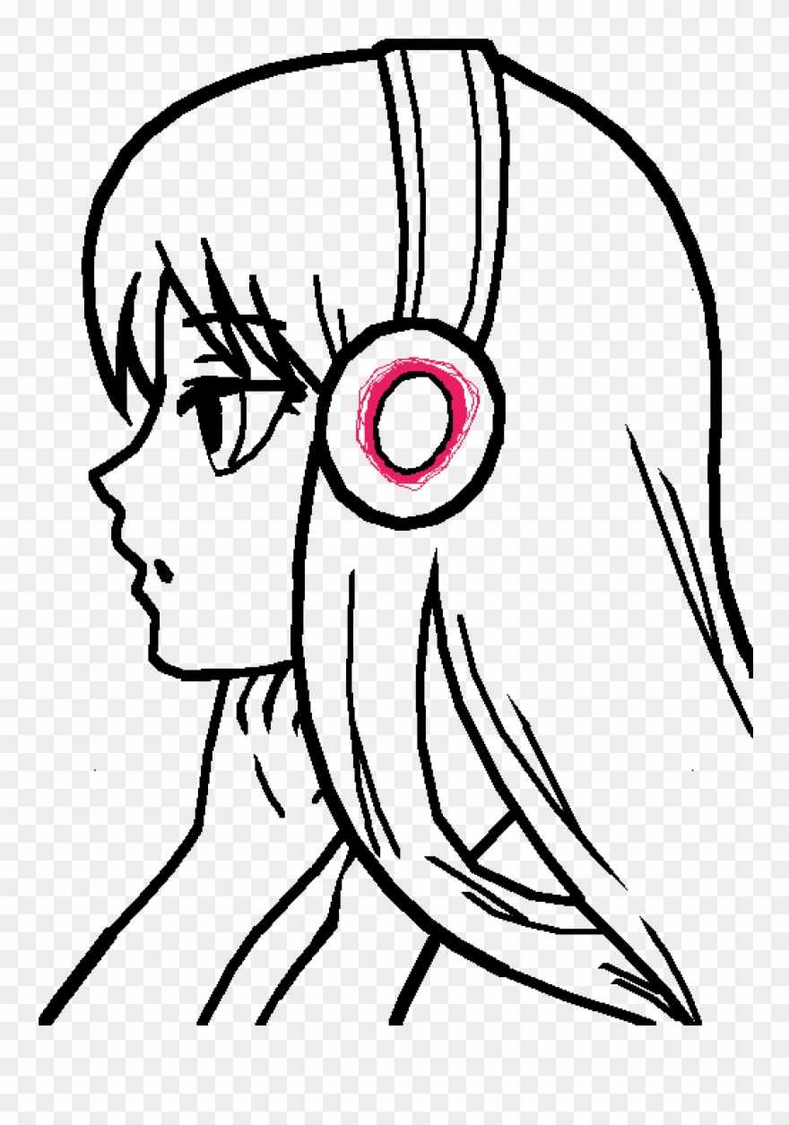 880x1255 Clipart Royalty Free Stock Anonymous Drawing Girl