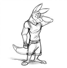 235x238 Best Kangaroos! Images In Drawings, Kangaroo Drawing