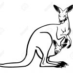 150x150 Kangaroo Drawing Outline Line Drawing Of A Kangaroo At Getdrawings
