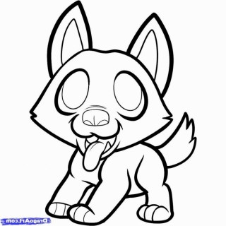 320x320 Line Drawing Clip Art Puppy Dog Drawings Of Puppies