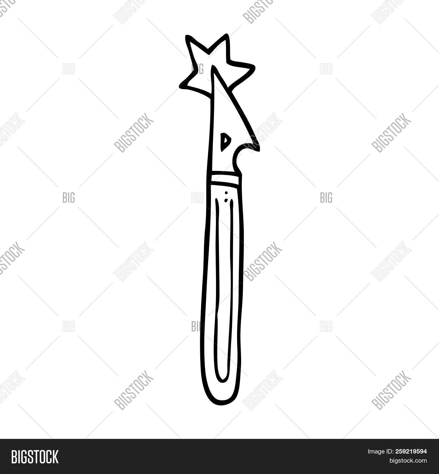 1500x1620 Line Drawing Cartoon Craft Knife Image