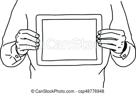 450x313 Drawing Of Two Hands Holding Two Hands Holding A Stock Vector