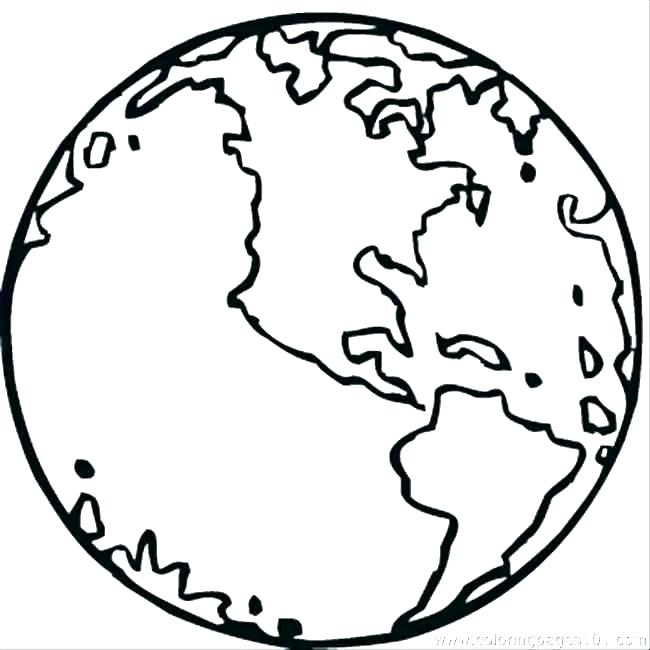 650x650 Planet Earth Coloring