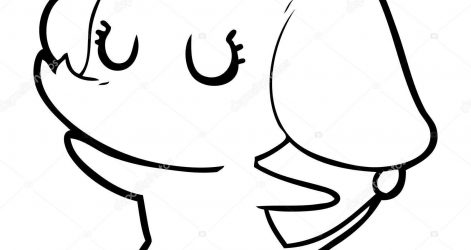 471x250 Cartoon Drawing Of A Girl Earth Book Elephant Tutorial Simple Baby