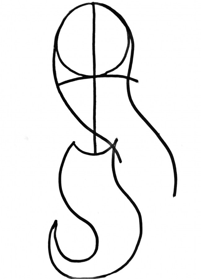 649x900 How To Draw A Mermaid