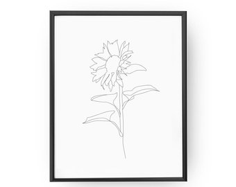 340x270 Sunflower Sketch Etsy