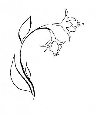 320x375 Simple Flower Template