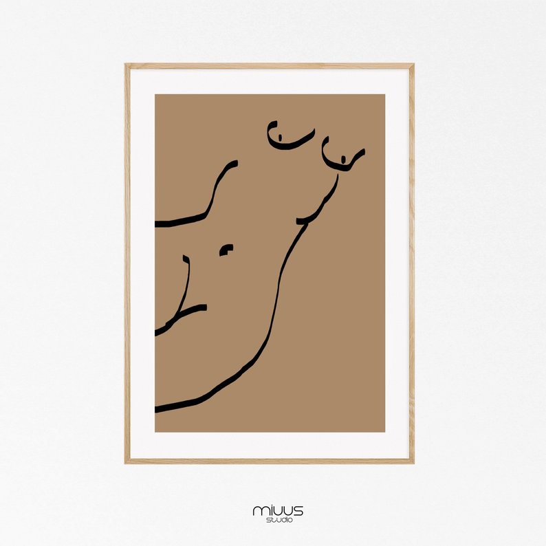 794x794 Pencil Drawing Erotic Wall Art Neutral Wall Art Etsy