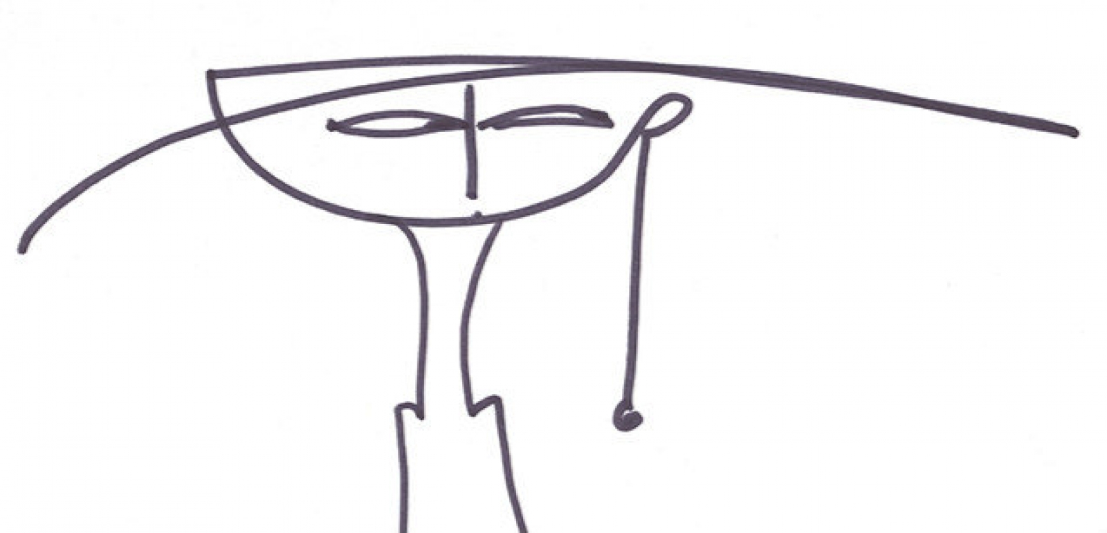 1600x771 Minimalist Art Portrait Line Drawing Giclee Print Of Original