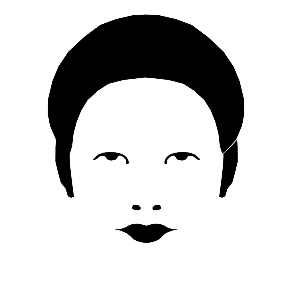 1024x1024 Face Drawing Line, People Picryl