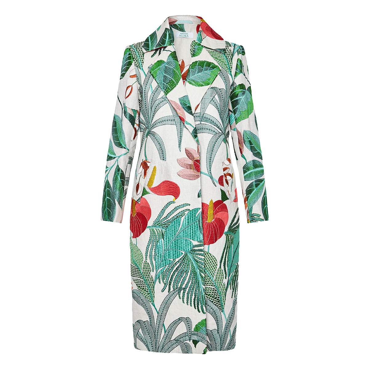 1200x1200 dia embroidered linen coat luisaworld