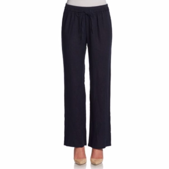 580x580 ellen tracy pants xxl linen navy drawstring poshmark