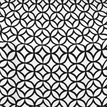 350x350 black retro table linen