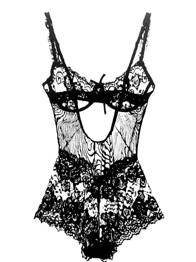 770x1027 Lace Arteries Ii Drawing