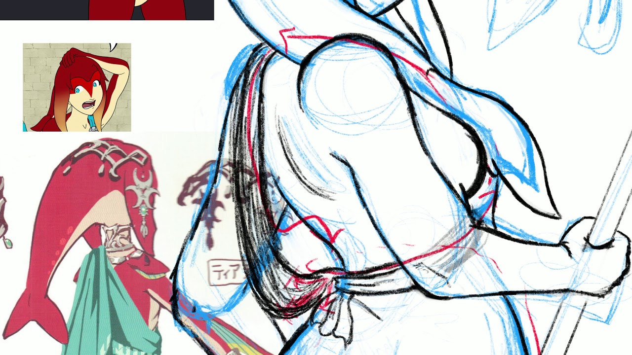 1280x720 Drawing Of Zora Link