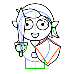 260x260 How To Draw Link From Legend Of Zelda