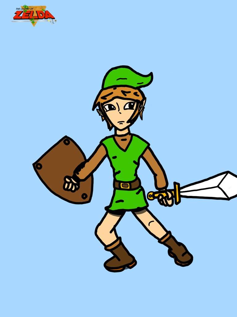 768x1024 Classic Link Drawing Zelda Amino