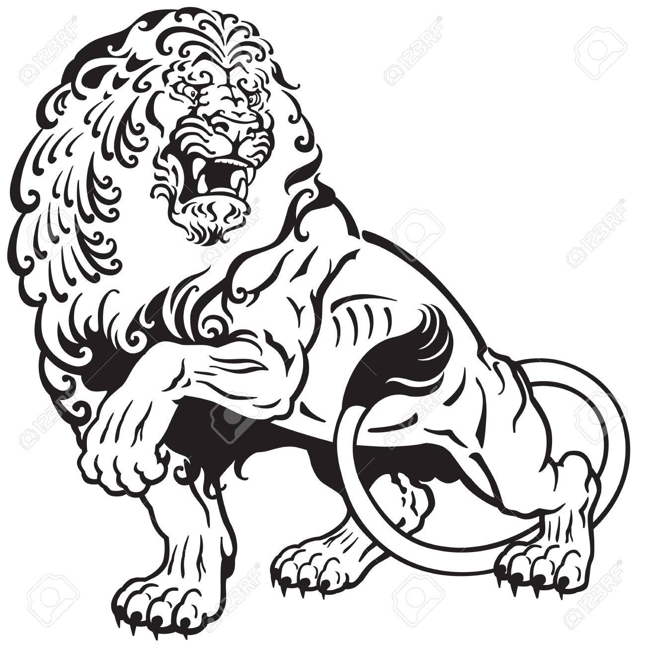 1300x1300 Lion Black And White Fun Pics Images