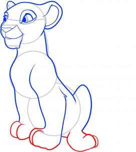 271x302 how to draw how to draw a lion king nala