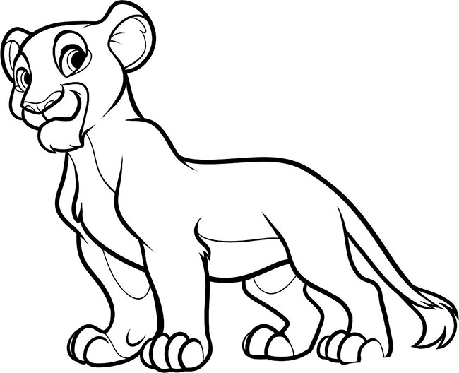 650x528 Lion Template