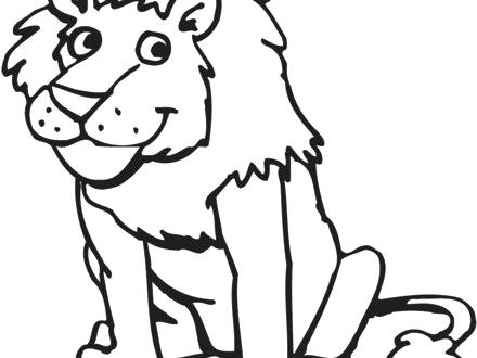 440x330 Lion Picture To Color Printable Lion Coloring Pages Lion Color