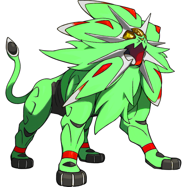 600x600 Shiny Solgaleo 'alchemic Lion' Color Concept