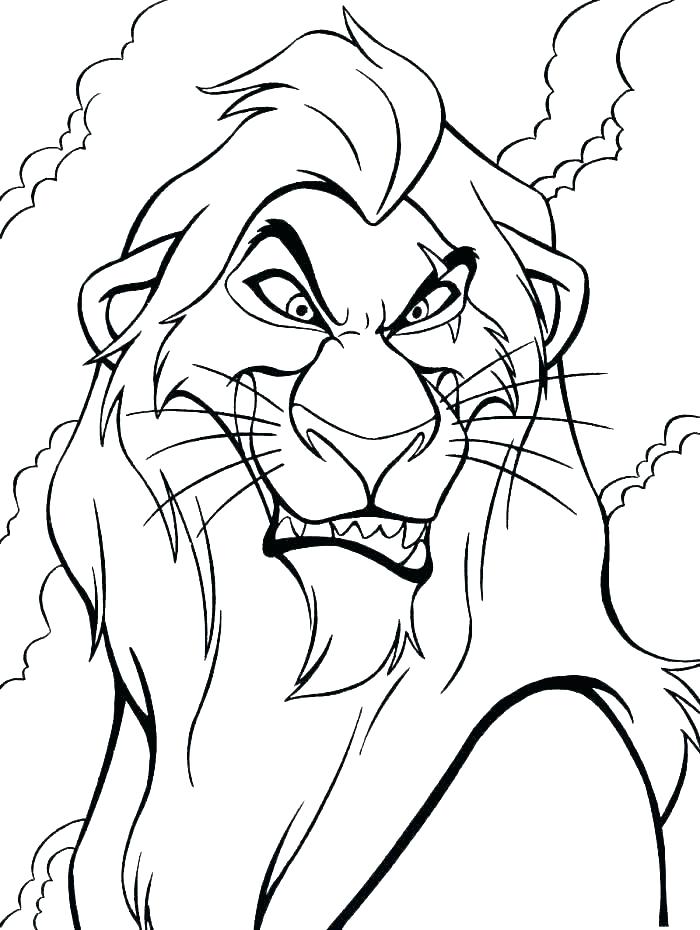 700x930 Lion King Color Pages