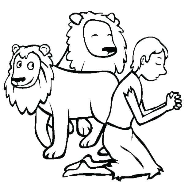 600x612 The Lion And The Mouse Coloring Pages The Lion And Mouse Coloring